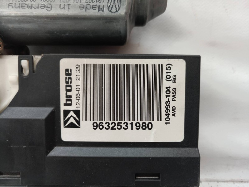 Recambio de motor elevalunas delantero derecho para citroën c5 berlina 1.8 16v x referencia OEM IAM 9632531980 9632531980 963253