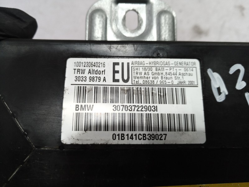Recambio de airbag lateral izquierdo para bmw serie 3 berlina (e46) 320d referencia OEM IAM 30339879A 30339879 30339879