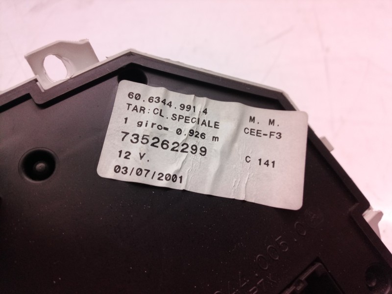 Recambio de cuadro instrumentos para fiat seicento (187) s referencia OEM IAM 735262299 735262299 6063449914