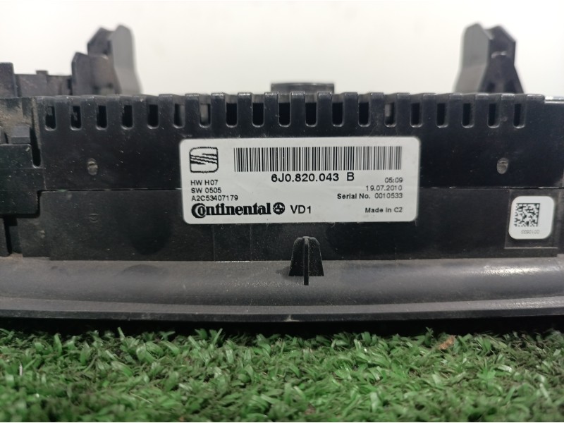 Recambio de mando climatizador para seat ibiza st (6j8) referencia OEM IAM 6J0820043B 6J0820043B 6J0820043