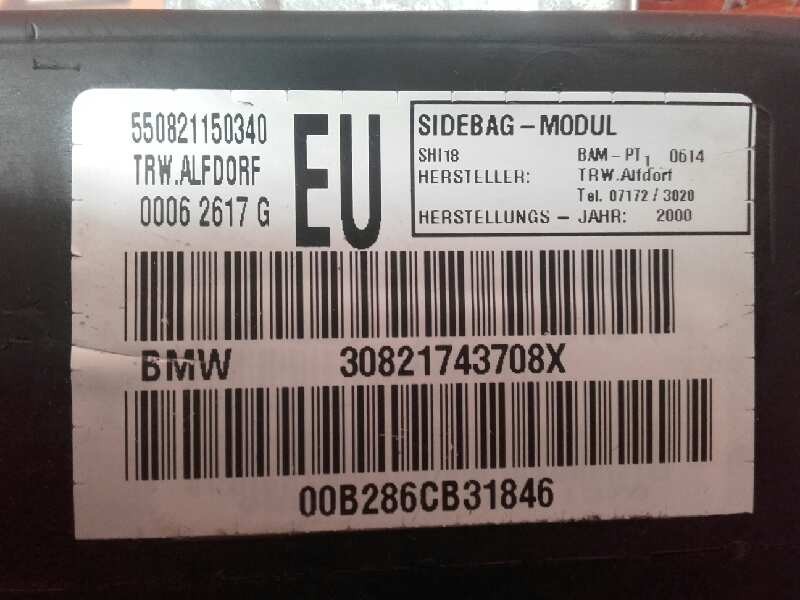 Recambio de airbag lateral izquierdo para bmw serie 3 berlina (e46) 320d referencia OEM IAM 30821743108X 550821150340 3082174310