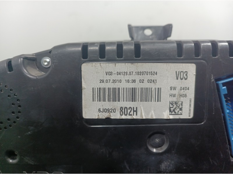 Recambio de cuadro instrumentos para seat ibiza st (6j8) referencia OEM IAM 6J0920802H 6J0920802H A2C53332250