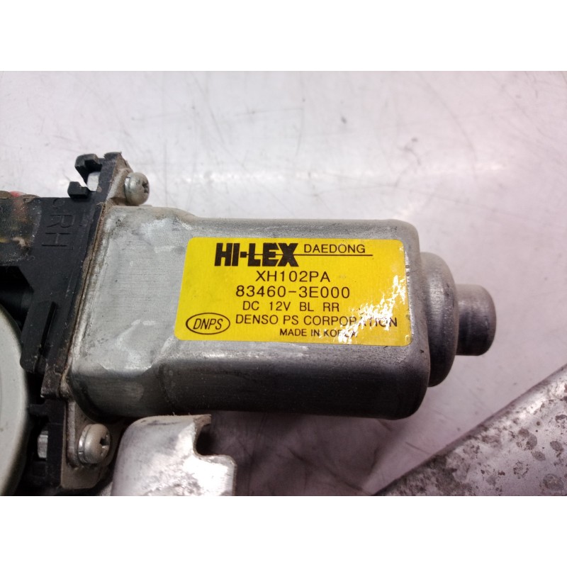 Recambio de elevalunas trasero derecho para kia sorento 2.5 crdi concept referencia OEM IAM 834603E000 834603E000 XH102