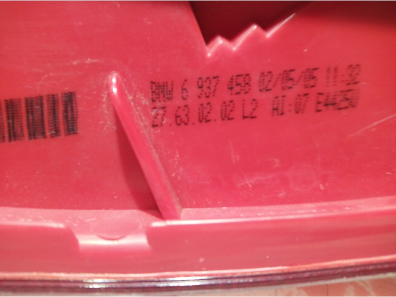 Recambio de piloto trasero derecho para bmw serie 3 berlina (e90) 325i referencia OEM IAM 6937458 6937458 6937458