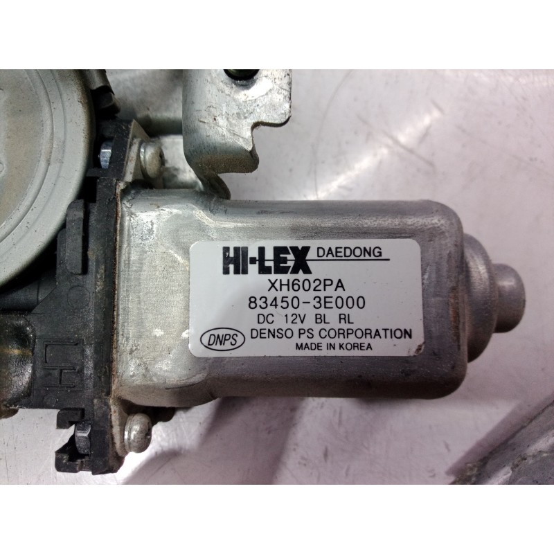 Recambio de elevalunas trasero izquierdo para kia sorento 2.5 crdi concept referencia OEM IAM XH602PA XH602 834503E000