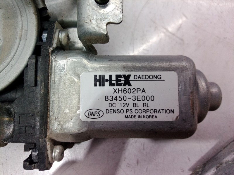 Recambio de elevalunas trasero izquierdo para kia sorento 2.5 crdi concept referencia OEM IAM XH602PA XH602 834503E000