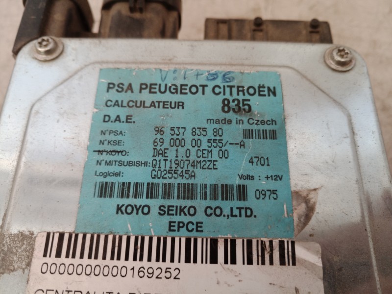 Recambio de centralita direccion electrica para citroën c3 1.4 hdi referencia OEM IAM 9653783580 9653783580 9653783580