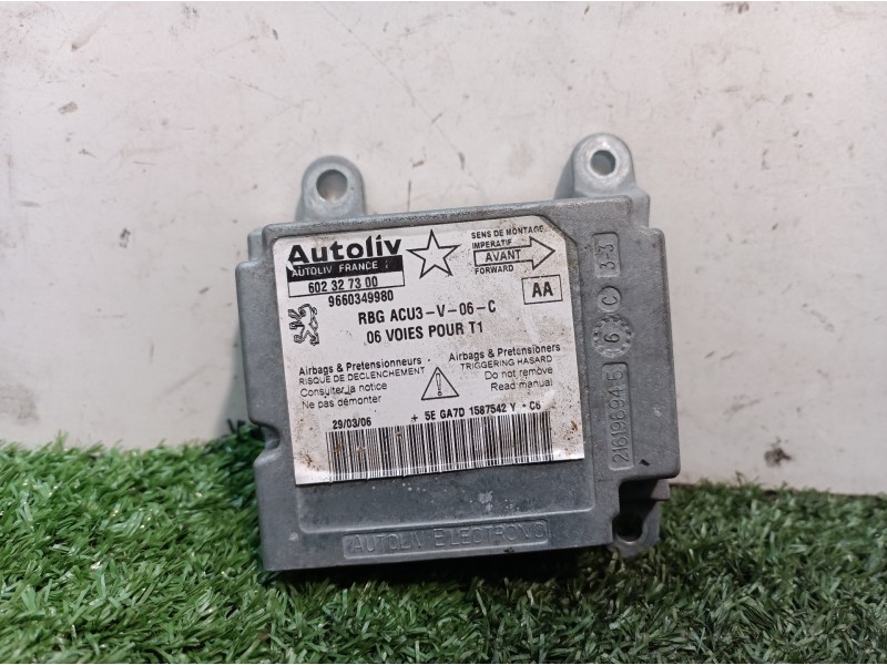 Recambio de centralita airbag para peugeot 206 sw 1.6 16v cat referencia OEM IAM 9660349980 21619695 216196945