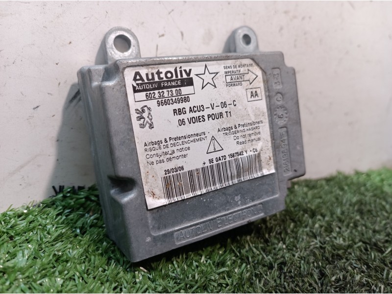 Recambio de centralita airbag para peugeot 206 sw 1.6 16v cat referencia OEM IAM 9660349980 21619695 216196945