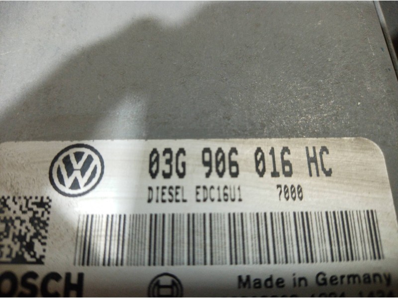 Recambio de centralita motor uce para seat altea (5p1) hot referencia OEM IAM 03G906016 03G906016 03G906016