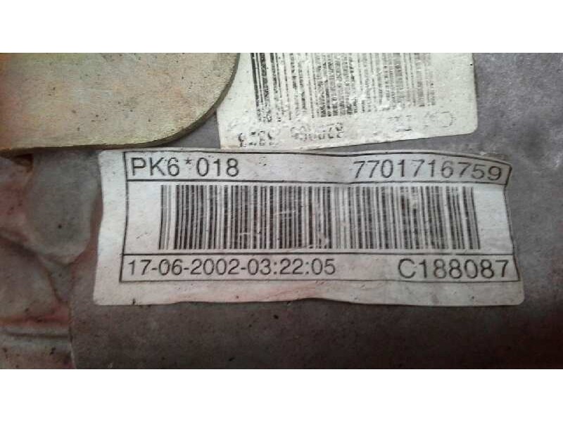 Recambio de caja cambios para renault laguna ii (bg0) authentique referencia OEM IAM PK6018  
