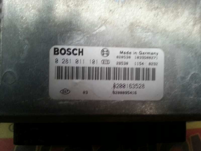 Recambio de centralita motor uce para renault laguna ii (bg0) authentique referencia OEM IAM 0281011101 8200163528 0281011101