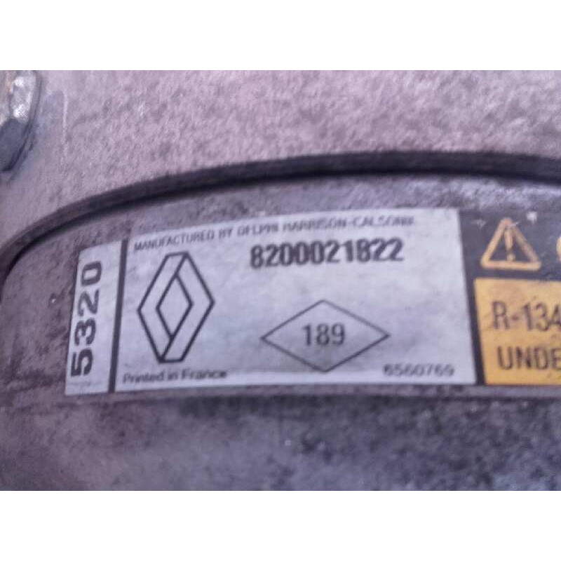 Recambio de compresor aire acondicionado para renault laguna ii (bg0) authentique referencia OEM IAM 8200021822 1135320 82000218