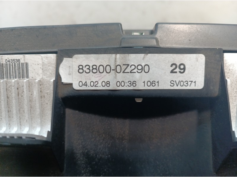 Recambio de cuadro instrumentos para toyota auris luna+ referencia OEM IAM 838000Z290 838000Z290 838000Z290