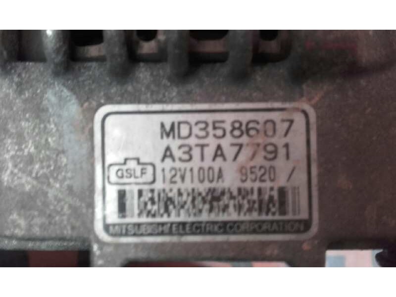 Recambio de alternador para mitsubishi space wagon (n80/n90) 2,4 glx referencia OEM IAM MD358607 MD358607 A3TA7791