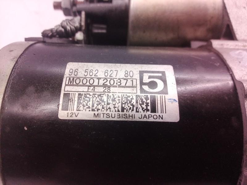 Recambio de motor arranque para fiat ulysse (179) 2.2 jtd dynamic referencia OEM IAM 9656262780 9656262780 M000T20871