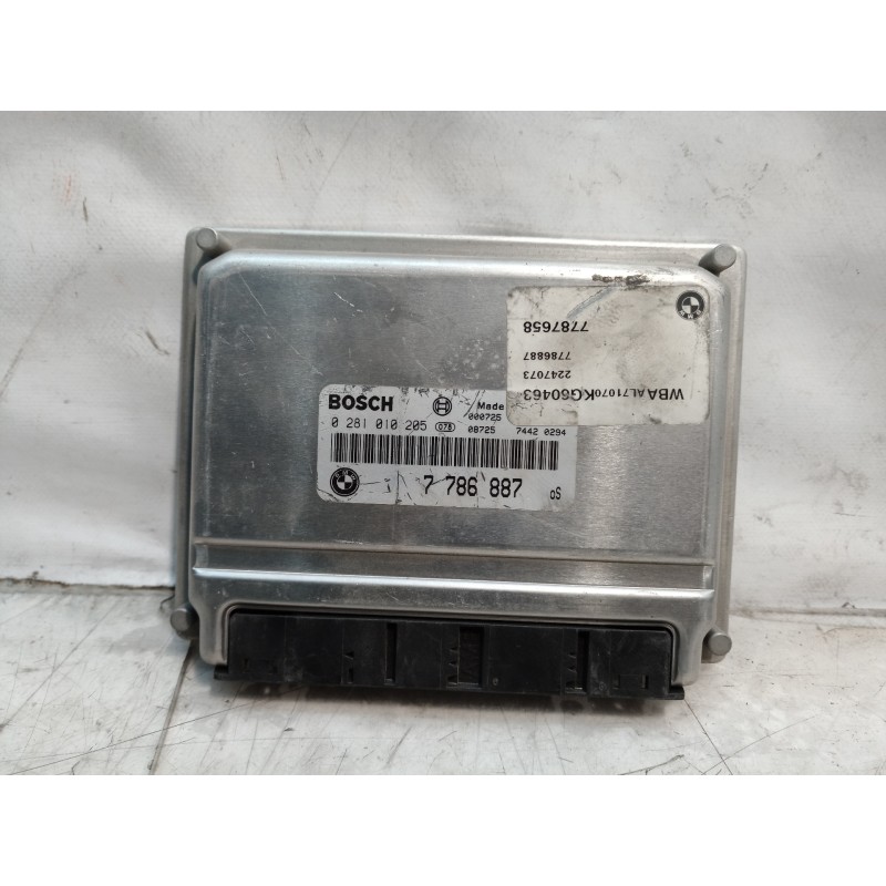 Recambio de centralita motor uce para bmw serie 3 berlina (e46) 320d referencia OEM IAM 0281010205 0281010205 77868887