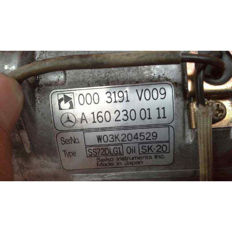 Recambio de compresor aire acondicionado para smart roadster 0.7 turbo cat referencia OEM IAM 0003191V009 A1602300111 0003191V00