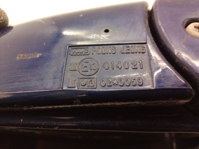 Recambio de retrovisor derecho para hyundai lantra berlina (rd) 1.9 d gls referencia OEM IAM 8760629860 8760629860 8760629860