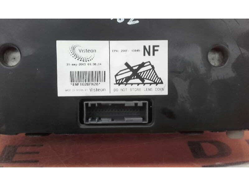 Recambio de cuadro instrumentos para ford fusion (cbk) ambiente referencia OEM IAM 2S6F10841A 44ZNMZU236 2S6F10841A