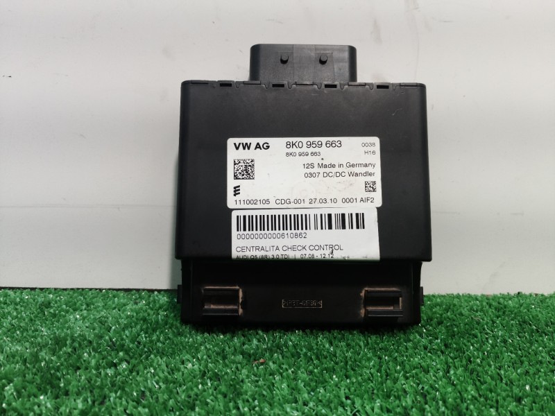 Recambio de centralita check control para audi q5 (8r) 3.0 tdi referencia OEM IAM 8K0959663 8K0959663 111002105