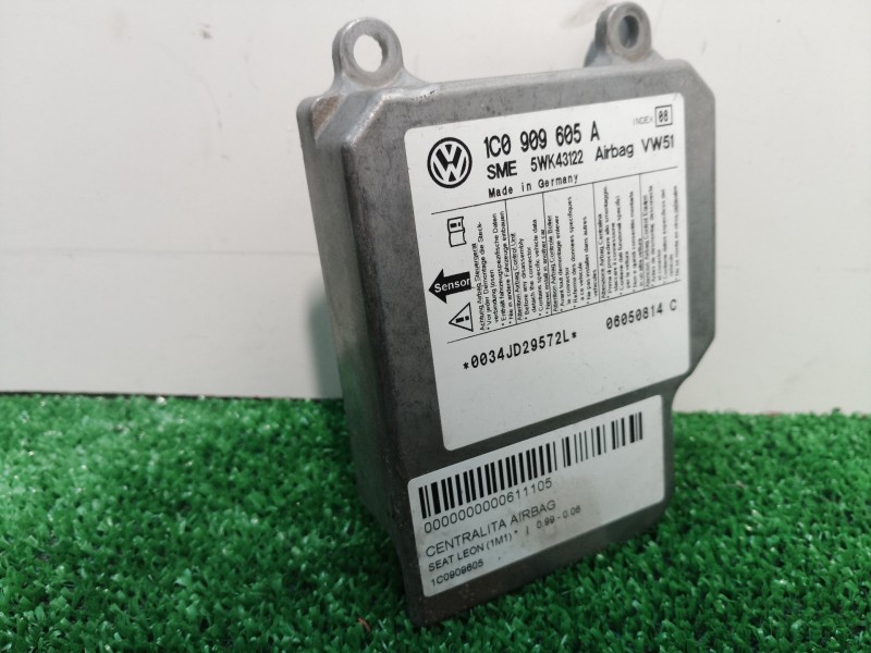 Recambio de centralita airbag para seat leon (1m1) referencia OEM IAM 1C0909605 1C0909605 5WK43122 Recambio de centralita airbag para seat leon (1m1) referencia OEM IAM 1C0909605 1C0909605 5WK43122