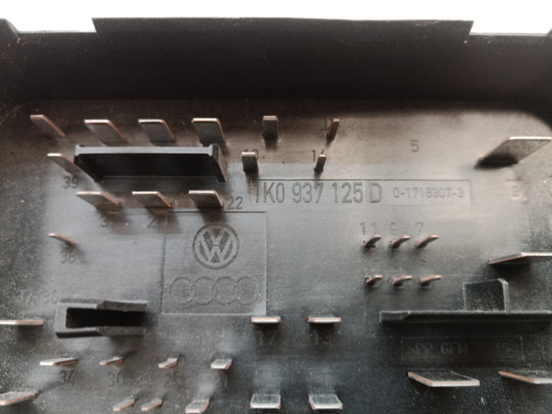 Recambio de caja reles / fusibles para volkswagen tiguan (5n1) referencia OEM IAM 1K0937125D 1K0937125D 1K0937629A