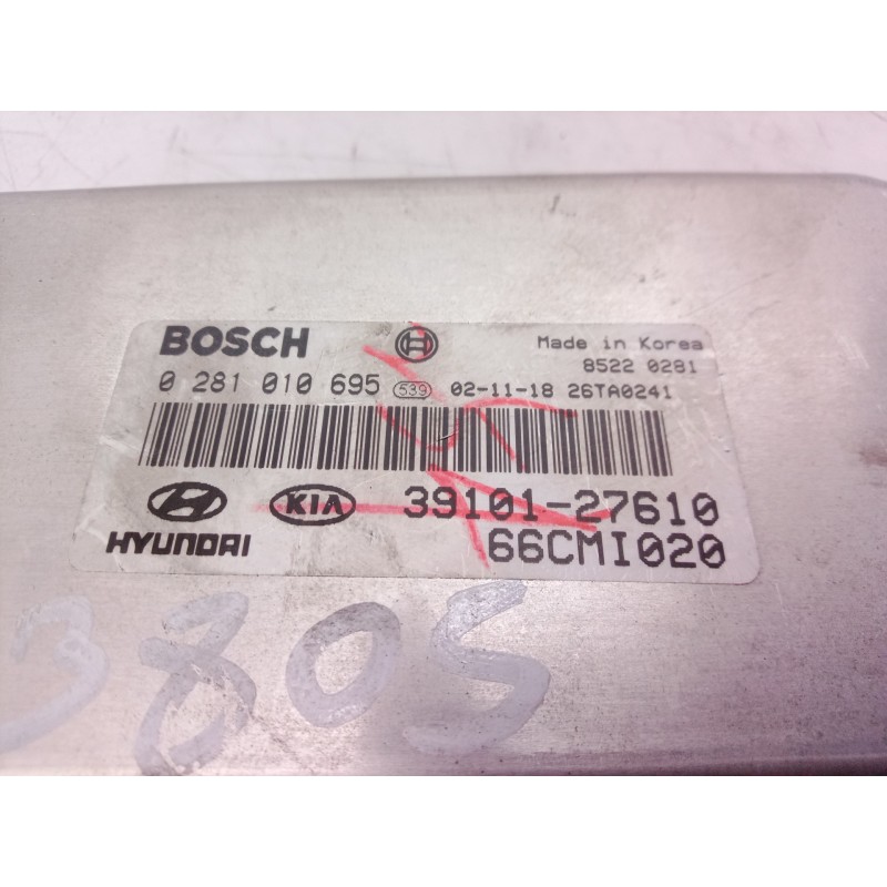 Recambio de centralita motor uce para hyundai matrix (fc) 1.5 crdi gls referencia OEM IAM 0281010695 0281010695 3910127610