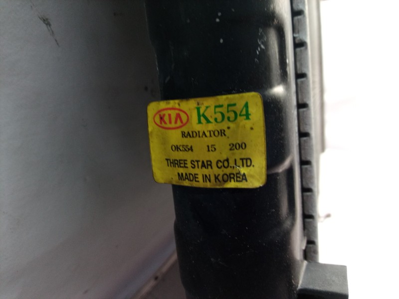 Recambio de radiador agua para kia carnival ii 2.9 crdi cat referencia OEM IAM 0K554 0K554 0K554