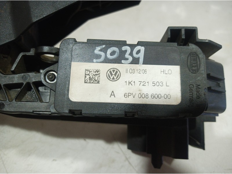 Recambio de potenciometro pedal para volkswagen golf v berlina (1k1) conceptline (e) referencia OEM IAM 1K1721503L 1K1721503L 1K
