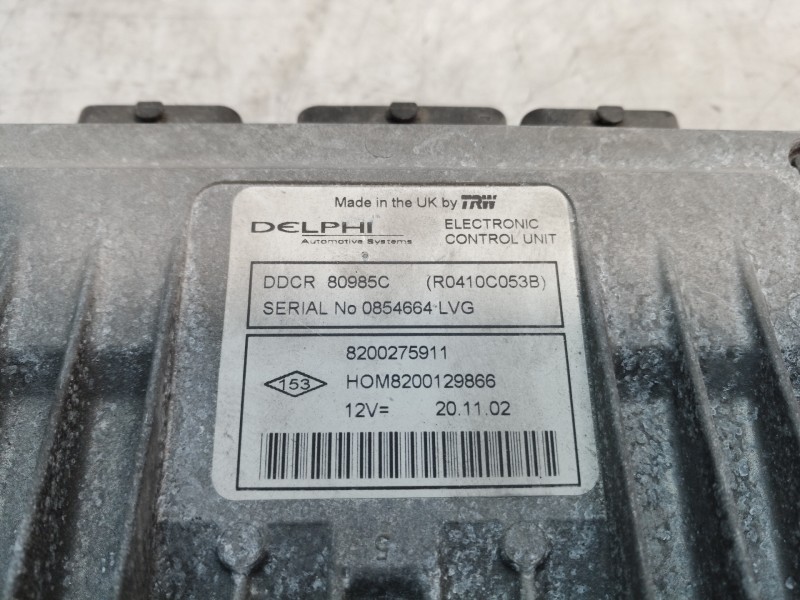 Recambio de centralita motor uce para nissan almera (n16/e) visia referencia OEM IAM 8200275911 0854664LVG 