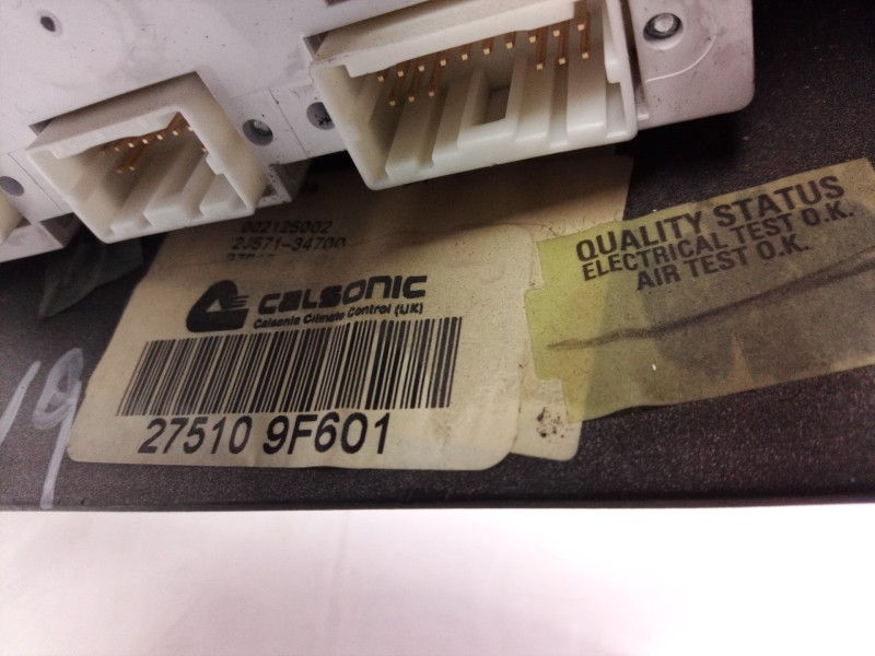 Recambio de mando calefaccion / aire acondicionado para nissan primera berlina (p11) básico referencia OEM IAM 275109F601 275109