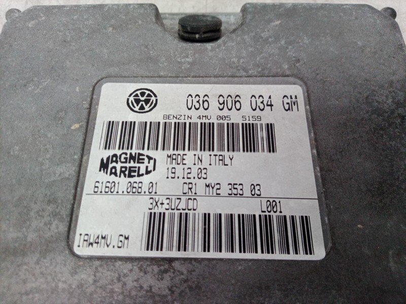 Recambio de centralita motor uce para seat ibiza (6l1) cool referencia OEM IAM 036906034GM 036906034GM 036906034