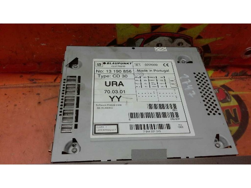 Recambio de sistema audio / radio cd para opel zafira b essentia referencia OEM IAM 13190856YY 7644221310 13190856