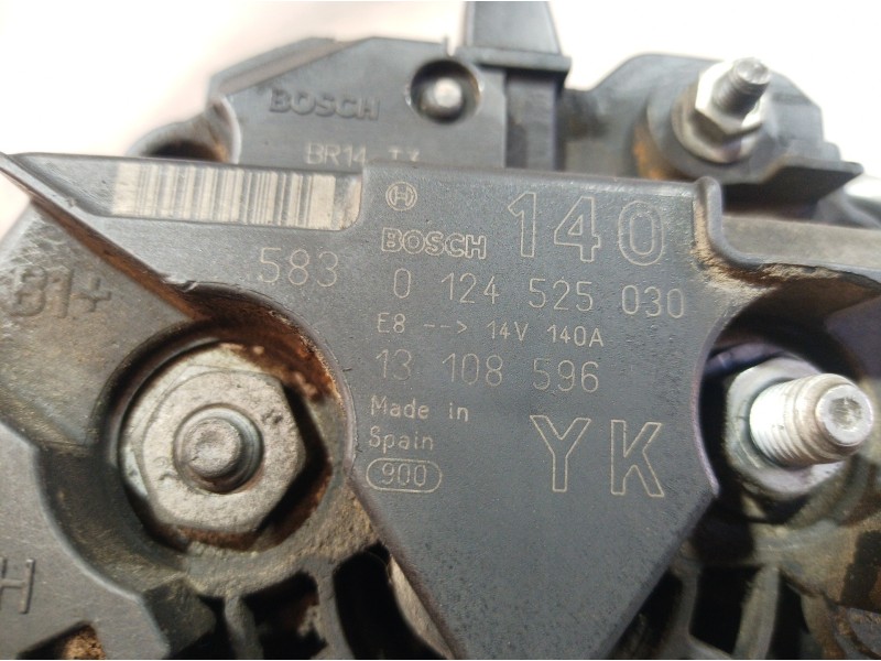 Recambio de alternador para opel zafira a blue line referencia OEM IAM 13108596 13108596 13108596