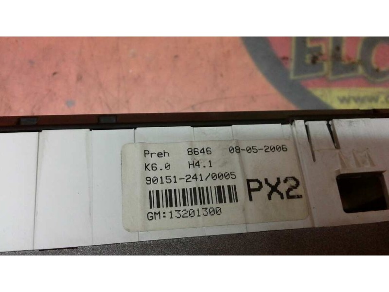 Recambio de mando climatizador para opel zafira b essentia referencia OEM IAM 13201300 13201300 13201300