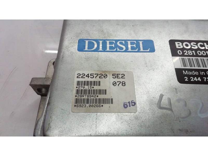 Recambio de centralita motor uce para bmw serie 5 berlina (e34) 525tds referencia OEM IAM 0281001183 0281001183 2245720