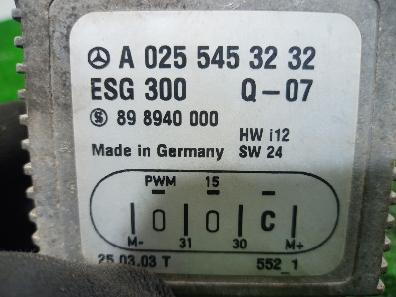 Recambio de modulo electronico para mercedes-benz clase a (w168) 170 cdi (168.009) referencia OEM IAM A0255453232 A0255453232 A0