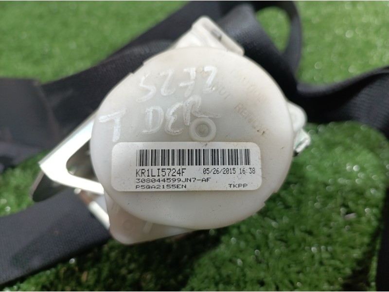 Recambio de cinturon seguridad trasero derecho para peugeot 108 active referencia OEM IAM 308044599JN7 308044599JN7 308044599JN7