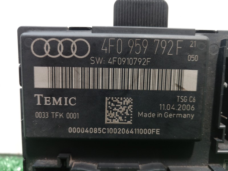 Recambio de modulo electronico para audi a6 berlina (4f2) 3.0 tdi quattro (165kw) referencia OEM IAM 4F0959792F 4F0959792F 4F091