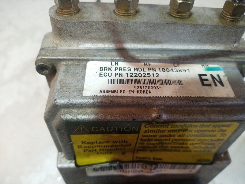 Recambio de abs para daewoo kalos 1.4 se referencia OEM IAM 18043891 18043891 12202512