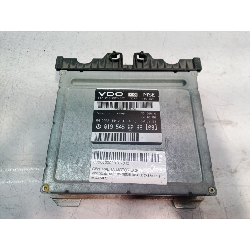 Recambio de centralita motor uce para mercedes-benz clase clk (w208) cabrio referencia OEM IAM 0195456232 0195456232 0195456232