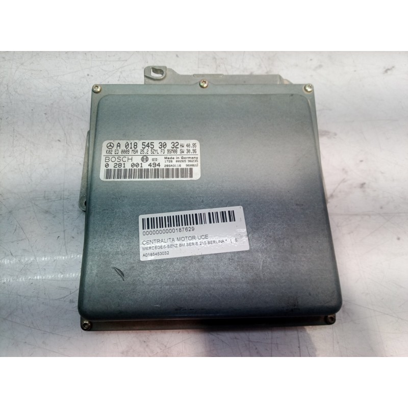 Recambio de centralita motor uce para mercedes-benz clase e (w210) berlina referencia OEM IAM A0185453032 A0185453032 0281001494