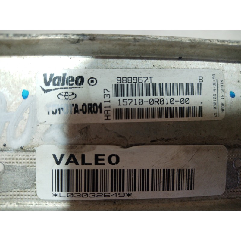 Recambio de enfriador aceite motor para toyota rav 4 (a3) executive referencia OEM IAM 157100R01000 157100R01000 157100R01000