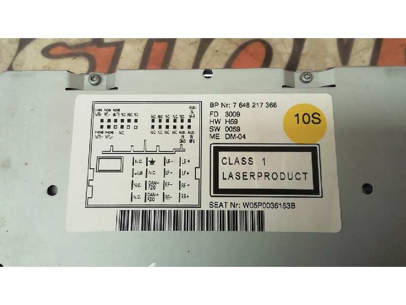 Recambio de sistema audio / radio cd para seat altea xl (5p5) stylance / style referencia OEM IAM 5P0035153B  