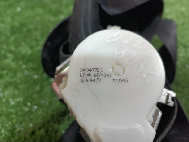 Recambio de cinturon seguridad trasero izquierdo para opel zafira a blue line referencia OEM IAM 34134775C 34134775C 34134775