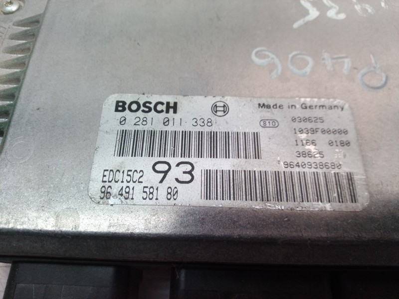 Recambio de centralita motor uce para peugeot 406 berlina (s1/s2) srdt referencia OEM IAM 0281011338 0281011338 0281011338