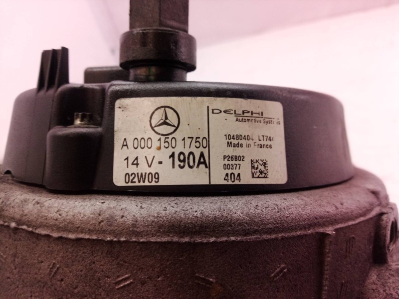 Recambio de alternador para mercedes-benz clase m (w163) 270 cdi (163.113) referencia OEM IAM A0001501750 A0001501750 A000150175