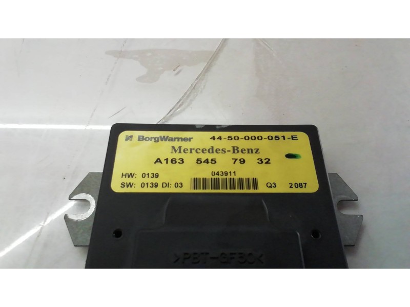 Recambio de centralita cambio automatico para mercedes-benz clase m (w163) 270 cdi (163.113) referencia OEM IAM A1635457932 A163