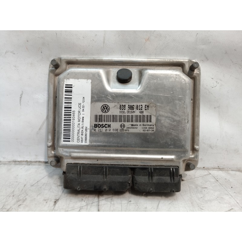 Recambio de centralita motor uce para seat ibiza (6l1) stella referencia OEM IAM 038906012EM  038906012EM